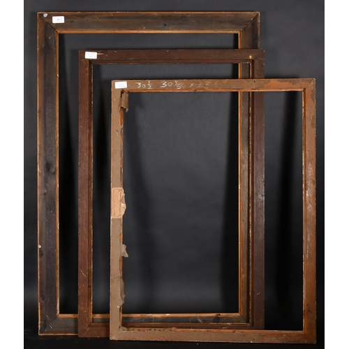 307 - 20th Century English School. A Gilt Composition Frame, rebate 37.25