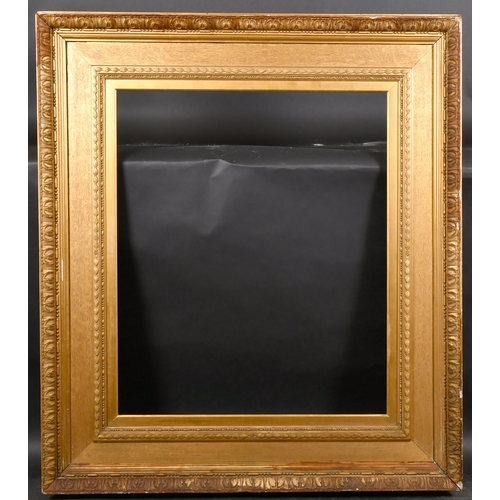 316 - 19th Century English School. A Gilt Composition Watts Frame, rebate 30