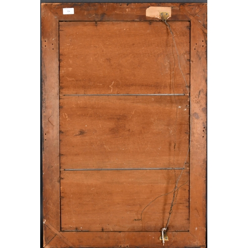 326 - 19th Century English School. A Maple Frame, with a gilt slip and inset mirror glass, rebate 28.5