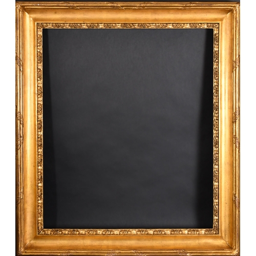 327 - Late 18th Century English School. A Hollow Gilt Composition Frame, with a carved inner edge, rebate ... 