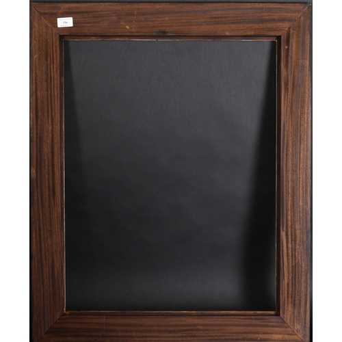 334 - 20th-21st Century English School. A Silver and Black Painted Reverse Frame, rebate 25.75