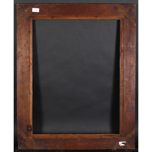 335 - Late 19th Century English School. A Black Painted Frame, with a gilt slip, rebate 25