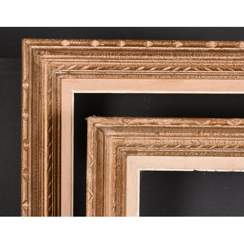 338 - 20th Century French School. A Near Pair of Painted Frames, rebate 24.5