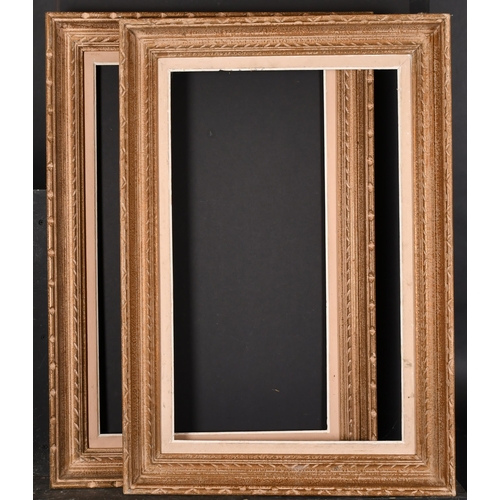 338 - 20th Century French School. A Near Pair of Painted Frames, rebate 24.5