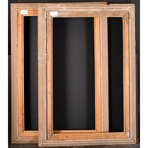 338 - 20th Century French School. A Near Pair of Painted Frames, rebate 24.5