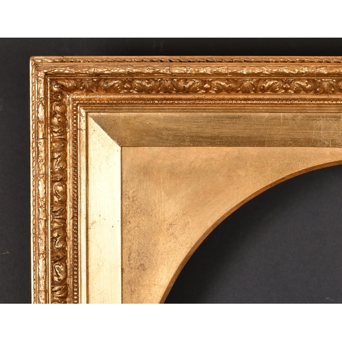 340 - 19th Century English School. A Gilt Composition Frame with an oval slip, rebate 24