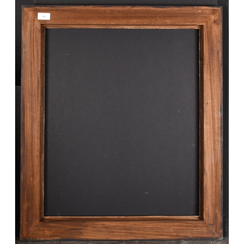 341 - 20th-21st Century English School. A Silver and Black Painted Frame, rebate 24