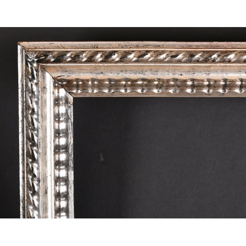 344 - Late 19th Century English School. A Silver Composition Ripple Frame, rebate 24