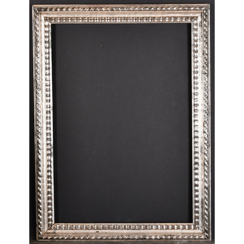 344 - Late 19th Century English School. A Silver Composition Ripple Frame, rebate 24