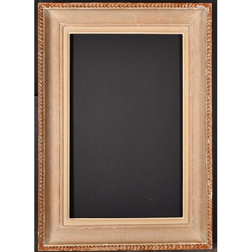 346 - 20th Century French School. A Painted Composition Frame, rebate 24