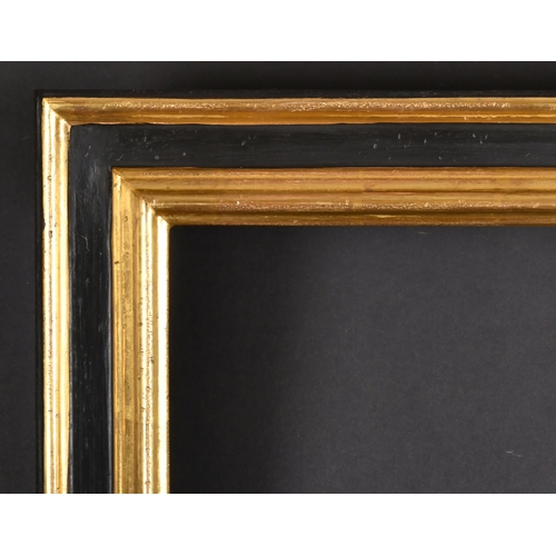 347 - 20th-21st Century English School. A Gilt and Black Painted Composition Frame, rebate 23.75