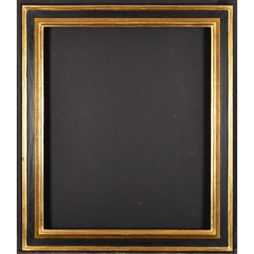 347 - 20th-21st Century English School. A Gilt and Black Painted Composition Frame, rebate 23.75