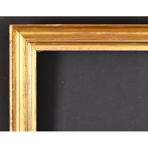 348 - Early 19th Century English School.  A Hollow Gilt Composition Frame, rebate 23.5