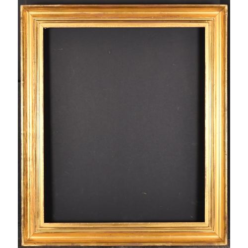 348 - Early 19th Century English School.  A Hollow Gilt Composition Frame, rebate 23.5