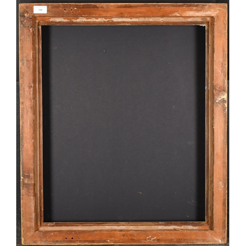 348 - Early 19th Century English School.  A Hollow Gilt Composition Frame, rebate 23.5