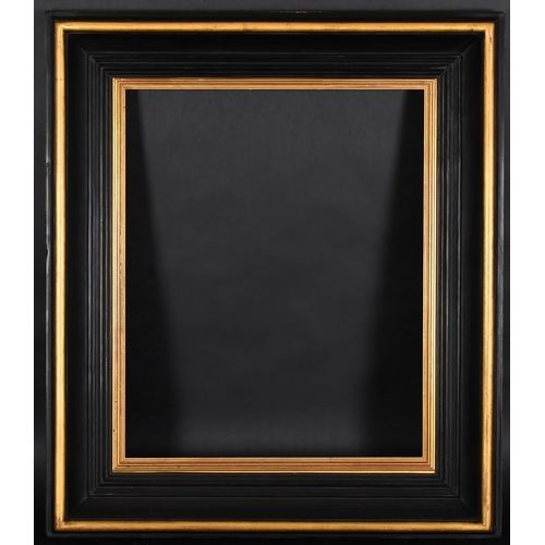 354 - 20th-21st Century English School. A Black and Gilt Composition Hollow Frame, rebate 21.75