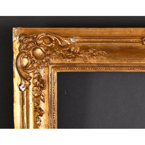 355 - 19th Century English School. A Gilt Composition Frame, rebate 21.5