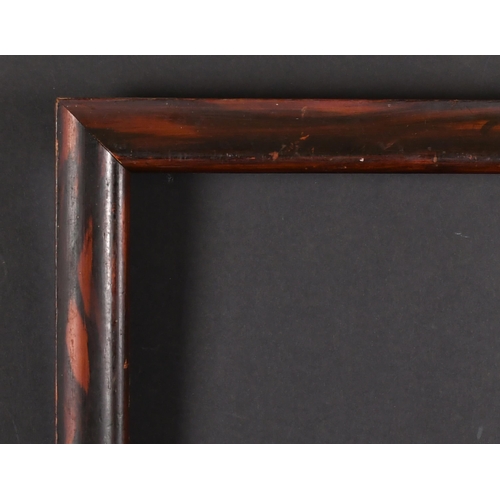 357 - 19th Century English School. A Darkwood Frame, rebate 21.25