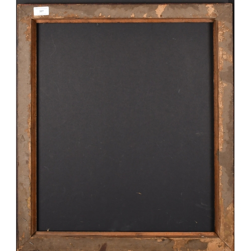 357 - 19th Century English School. A Darkwood Frame, rebate 21.25