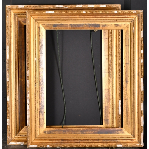 359 - 19th Century English School. A Gilt Composition Frame, rebate 21.25