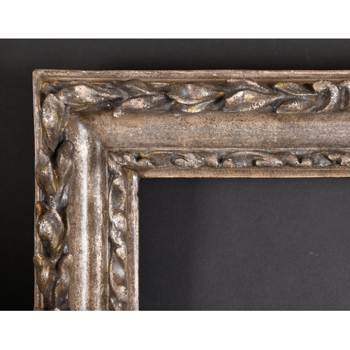 362 - 20th-21st Century English School.  A Carved Wood Silver Frame, rebate 20.5