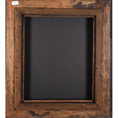 362 - 20th-21st Century English School.  A Carved Wood Silver Frame, rebate 20.5