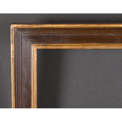 364 - Alexander G Ley & Son. A Reproduction Dutch Ebonised Frame, with gilt inner and outer edges, rebate ... 