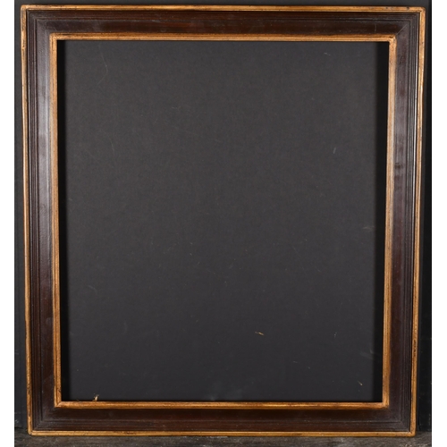 364 - Alexander G Ley & Son. A Reproduction Dutch Ebonised Frame, with gilt inner and outer edges, rebate ... 