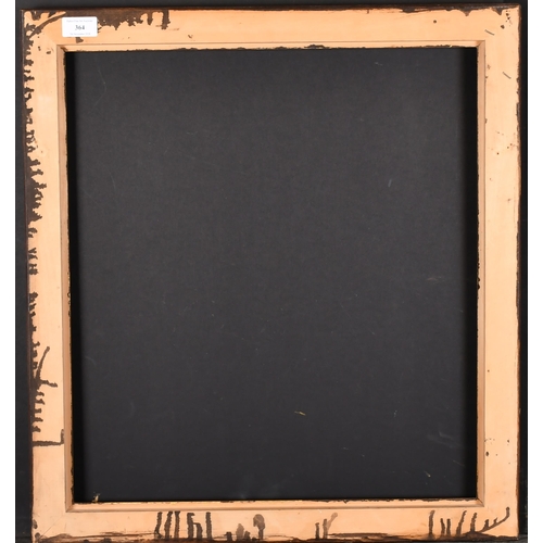 364 - Alexander G Ley & Son. A Reproduction Dutch Ebonised Frame, with gilt inner and outer edges, rebate ... 