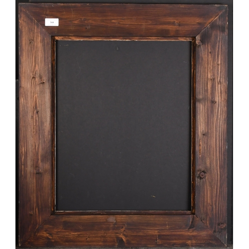 368 - 20th-21st Century English School. A Silver and Black Painted Frame, rebate 20