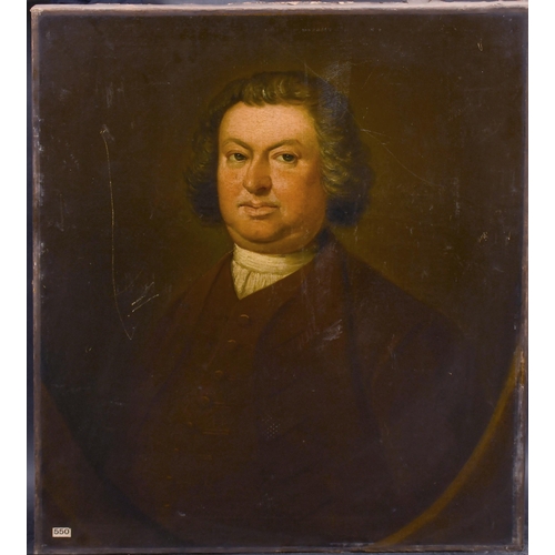 43 - Early 19th Century English School. Portrait of George Tomlinson, Oil on canvas, Inscribed on a label... 