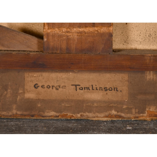 43 - Early 19th Century English School. Portrait of George Tomlinson, Oil on canvas, Inscribed on a label... 