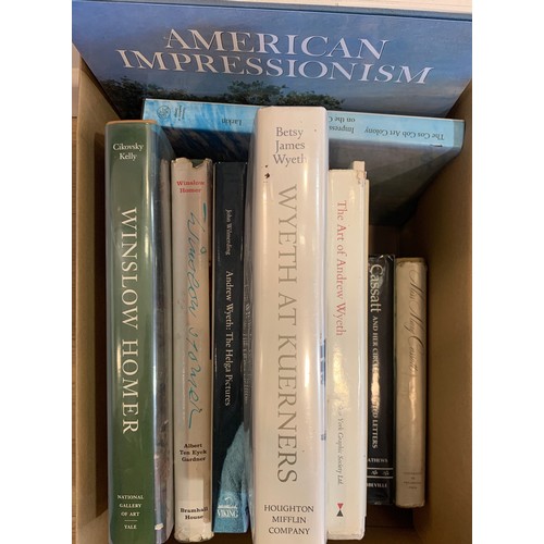 450 - A Collection of Monographs on American Artists including: Homer (2), Wyeth (3), Cassatt (4), America... 