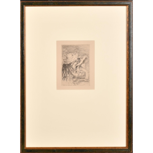 172 - Pierre Auguste Renoir (1841-1919) French. 'Le Chapeau Epingle (Pinning The Hat)', Etching in black i... 