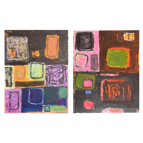 181 - Circle of Patrick Heron (1920-1999) British. Untitled, Oil on card, Bears a signature and date Novem... 