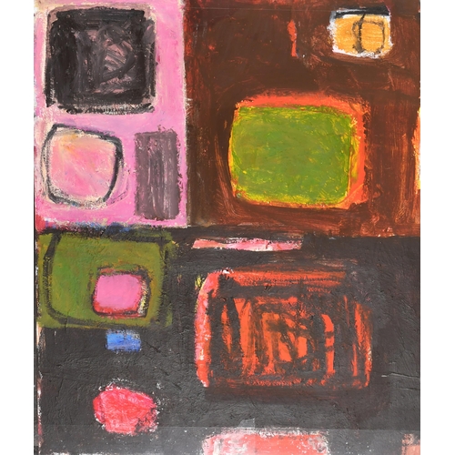 181 - Circle of Patrick Heron (1920-1999) British. Untitled, Oil on card, Bears a signature and date Novem... 