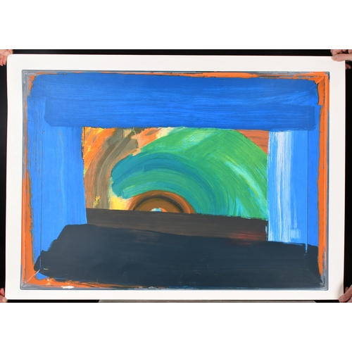 183 - Howard Hodgkin (1932-2017) British. 'Gossip', Print, unframed 29' x 41.25' (73.7 x 104.7cm)