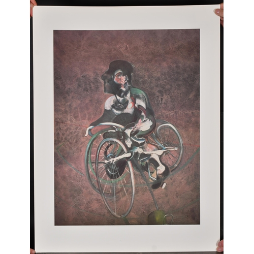 184 - Francis Bacon (1909-1992) British. 'Portrait of George Dyer Riding a Bicycle', Offset lithograph, un... 