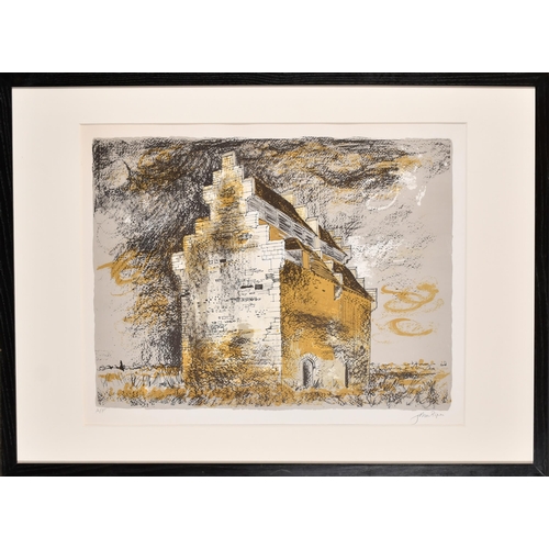 186 - John Piper (1903-1992) British. 'Wellington, Dovecote, Bedfordshire', Lithograph, Signed in pencil, ... 