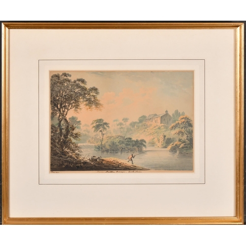 19 - William Payne (1760-1830) British. 'From Malton Bridge, Yorkshire', Watercolour, Signed and inscribe... 