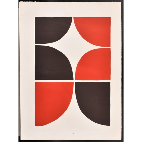 192 - Terry Frost (1915-2003) British. 'Red and Black Solid I', Lithograph, Signed and inscribed 'Artist's... 