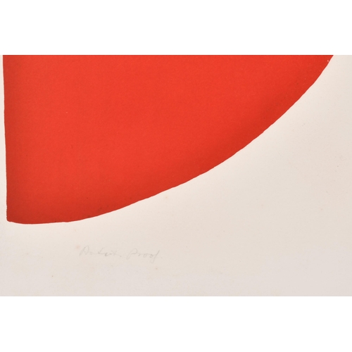 192 - Terry Frost (1915-2003) British. 'Red and Black Solid I', Lithograph, Signed and inscribed 'Artist's... 