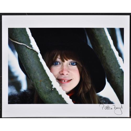 208 - George Harrison (1943-2001) British. 'Pattie at Friar Park, 1972', Photographic print, Signed by Pat... 