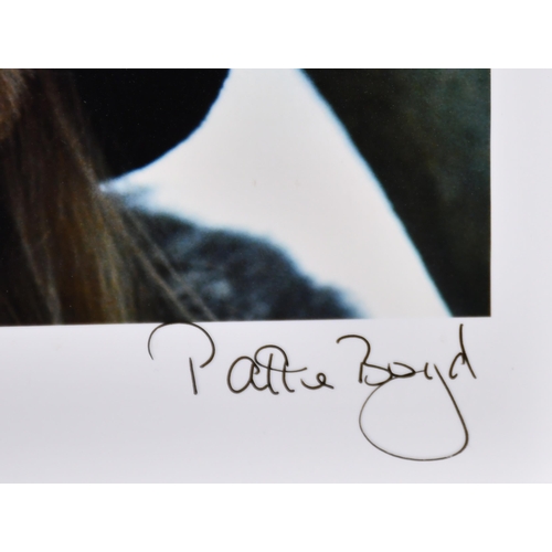 208 - George Harrison (1943-2001) British. 'Pattie at Friar Park, 1972', Photographic print, Signed by Pat... 