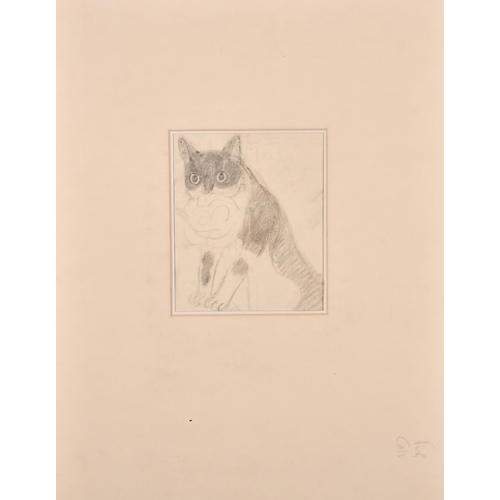 220 - Anne Harriet Fish (1890-1964) British. 'Puss in Boots', Pencil, Inscribed on mount verso and numbere... 