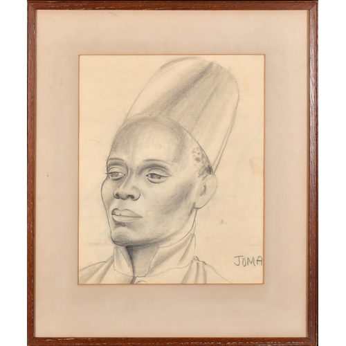 231 - Eileen Mayo (1906-1994) British. 'Juma', Pencil, Inscribed, and inscribed verso, 12.25' x 10' (31.1 ... 