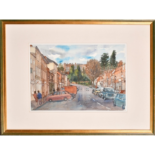 236 - Eric Buesnel (20th-21st Century) British. 'Castle Street, Farnham', Watercolour, Signed, inscribed a... 