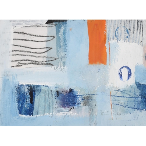 241 - Felicity House (1950-) British. Abstract, Gouache, Signed in pencil, 5' x 7' (12.7 x 17.8cm)