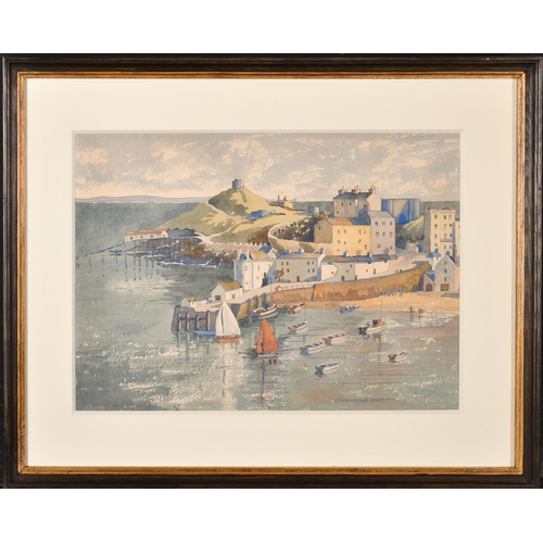 259 - Dorothy Morse Brown (1900-1995) British. 'Tenby Harbour', Watercolour, Signed, 10.75' x 14.75' (27.3... 