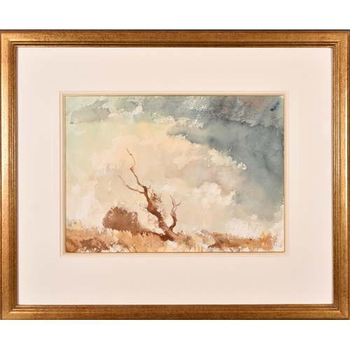 264 - Edward Brian Seago (1910-1974) British. 'The Leaning Tree', Watercolour, Signed in pencil, and inscr... 